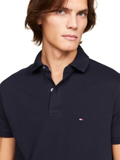 Foto 2 | Polo Tommy Hilfiger 1985 Slim De Manga Corta Para Hombre - Venta Internacional.