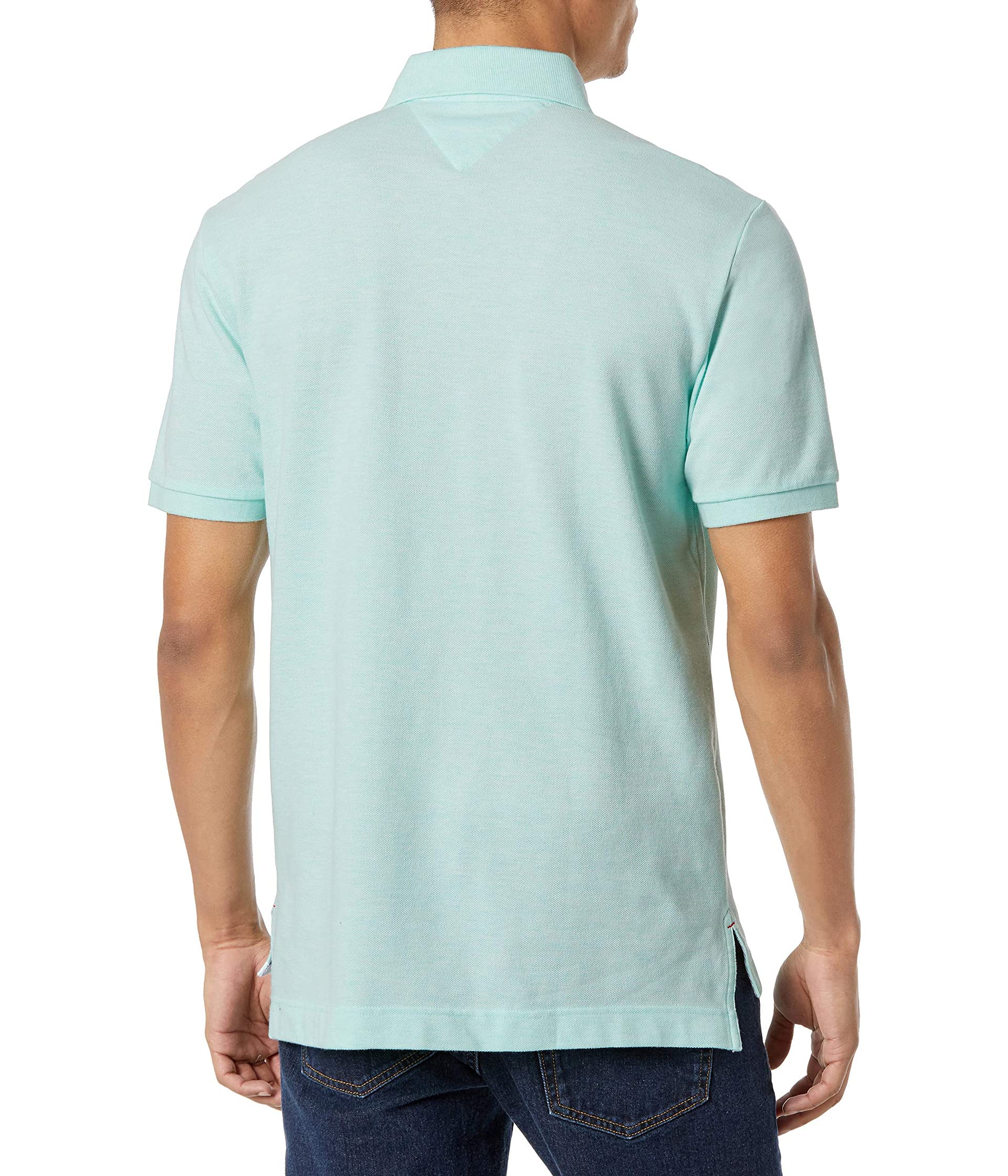 Foto 2 | Polo Tommy Hilfiger De Manga Corta, Corte Clásico, Verde - Venta Internacional.