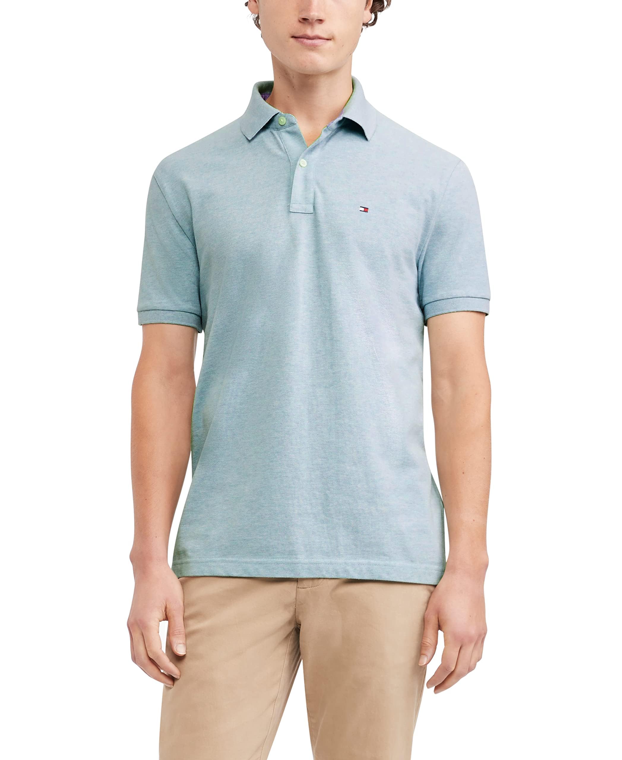 Polo Tommy Hilfiger Regular Fit Para Hombre Malaga Blue Xl - Venta Internacional.