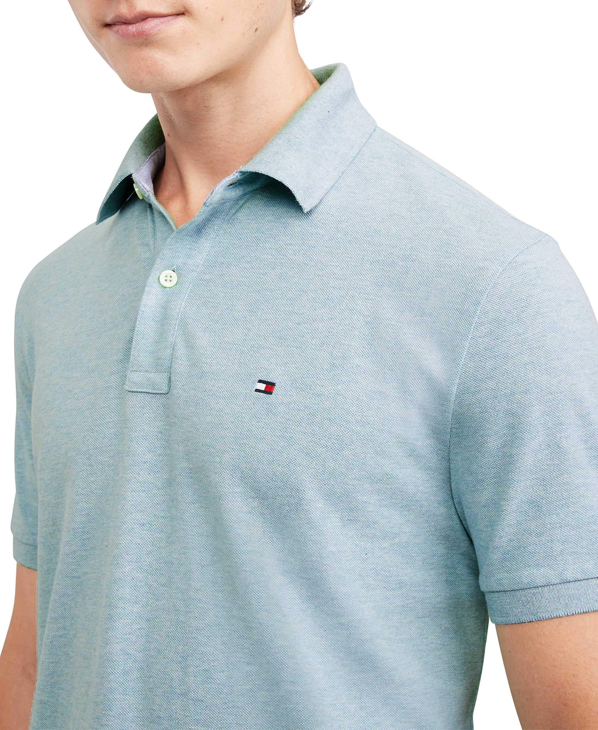 Foto 3 | Polo Tommy Hilfiger Regular Fit Para Hombre Malaga Blue Xl - Venta Internacional.