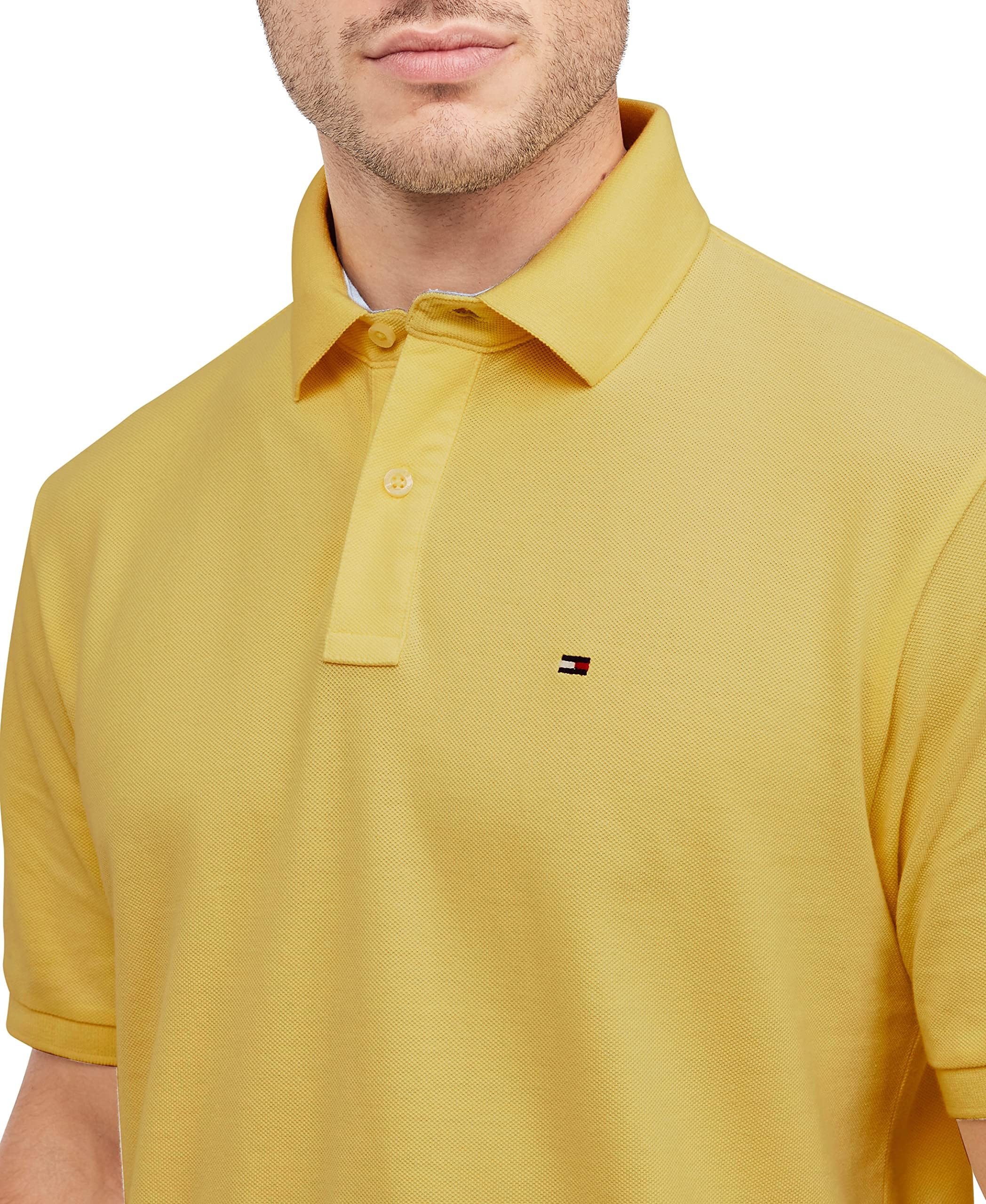 Foto 4 pulgar | Polo Tommy Hilfiger De Piqué De Algodón De Manga Corta Para Hombre - Venta Internacional.