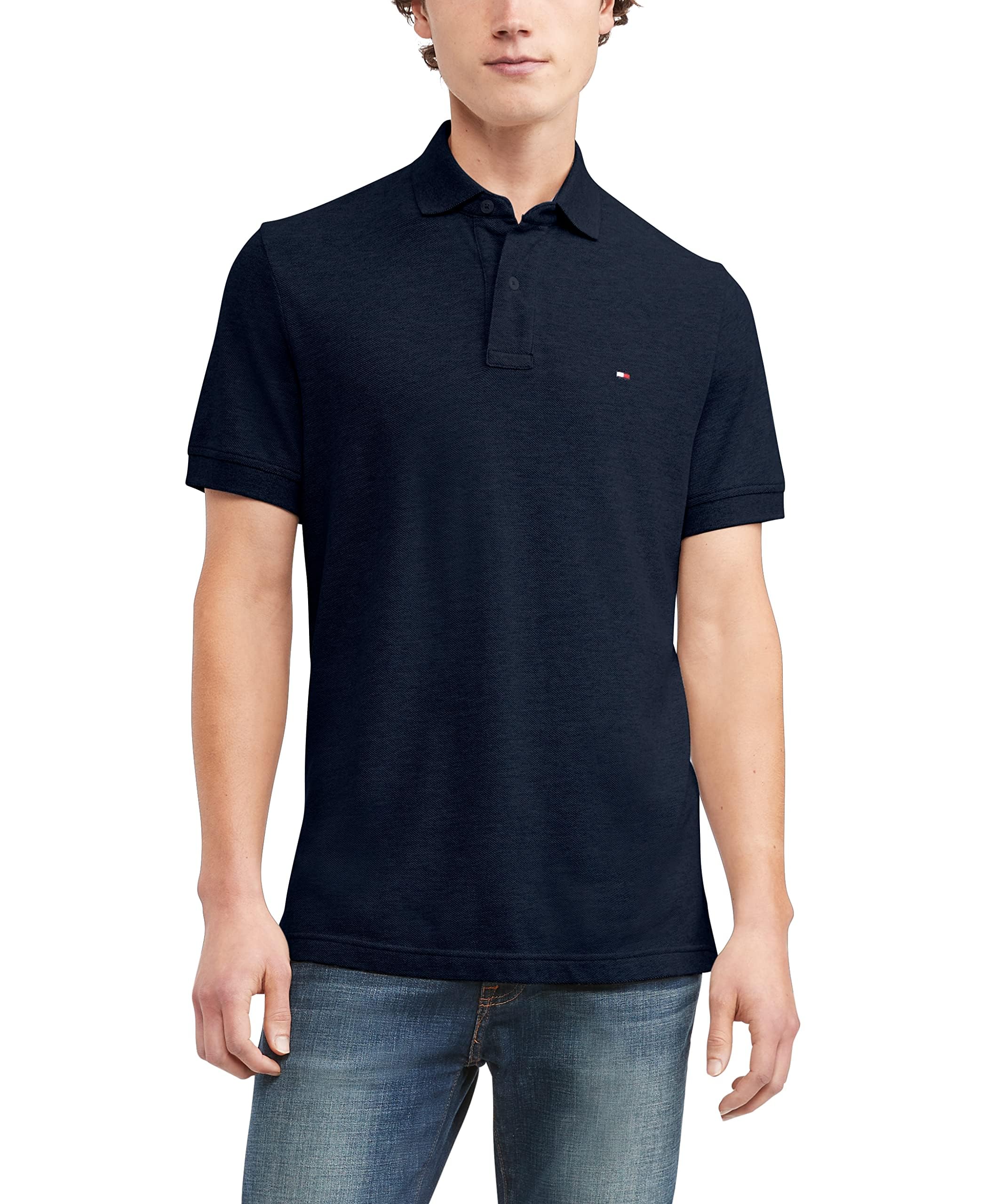 Foto 2 pulgar | Polo Tommy Hilfiger Classic Fit Para Hombre Azul Marino - L - Venta Internacional.