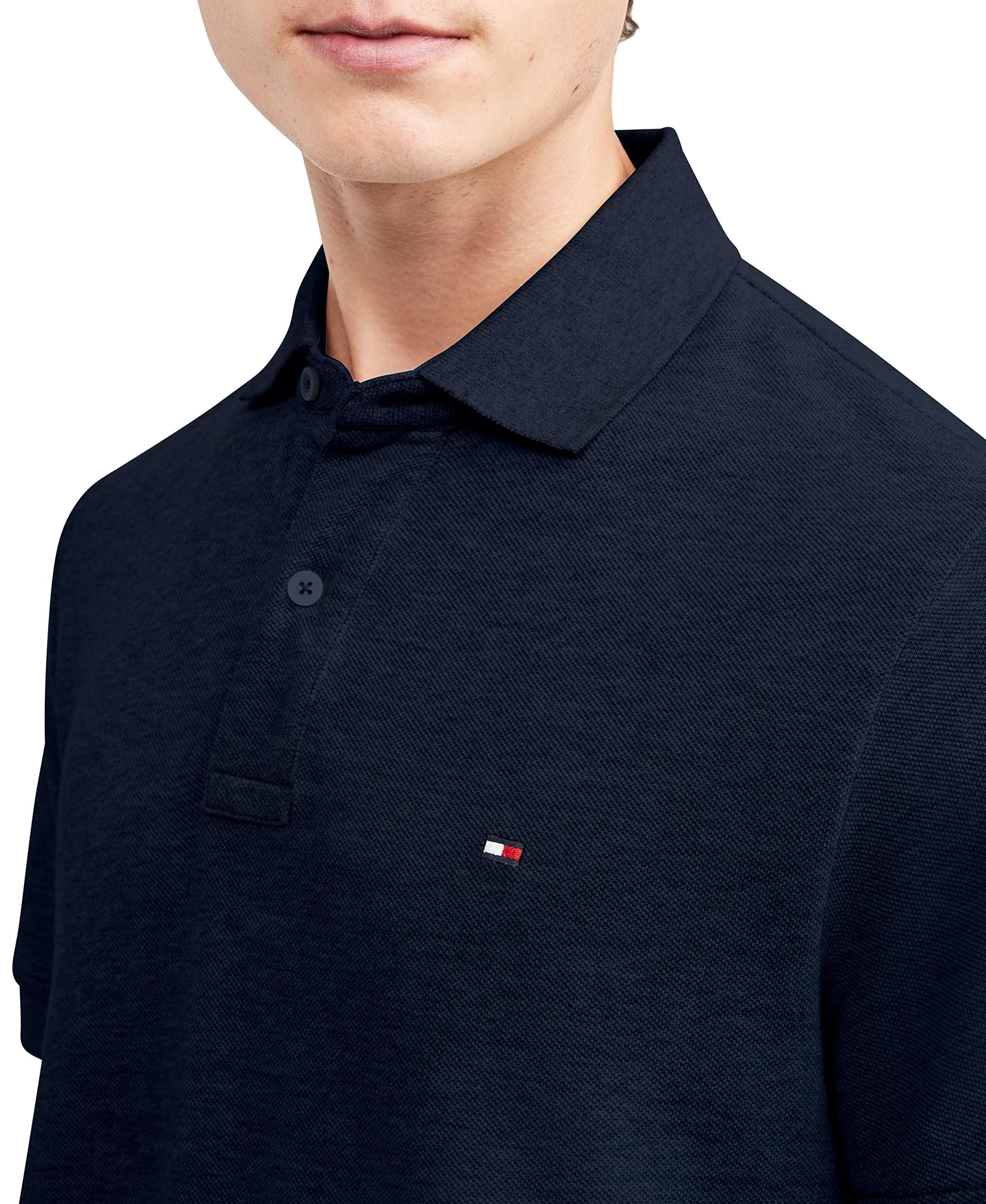 Foto 4 pulgar | Polo Tommy Hilfiger Classic Fit Para Hombre Azul Marino - L - Venta Internacional.