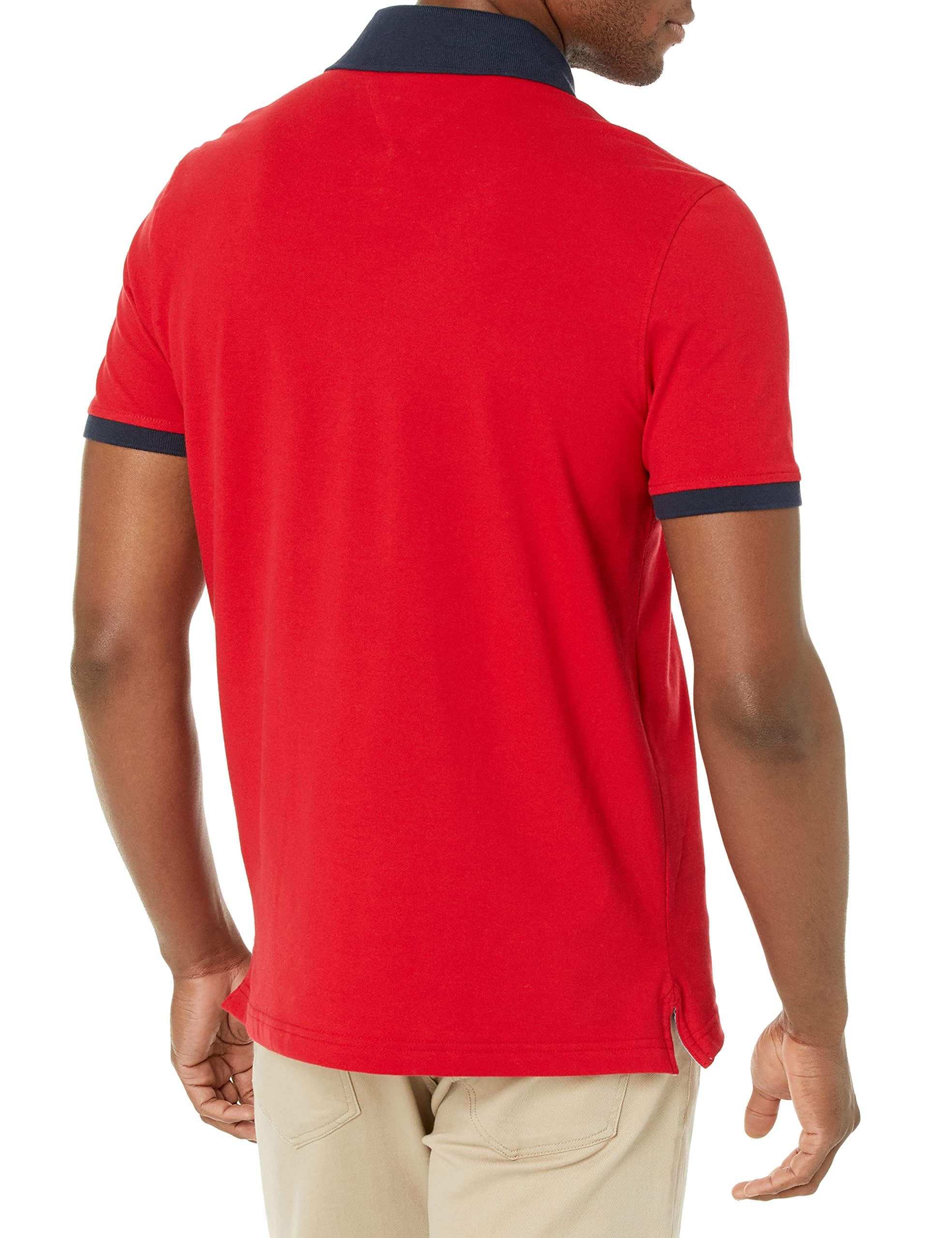 Foto 3 pulgar | Polo Tommy Hilfiger Flag Pride Para Hombre - Rojo (xs) - Venta Internacional.