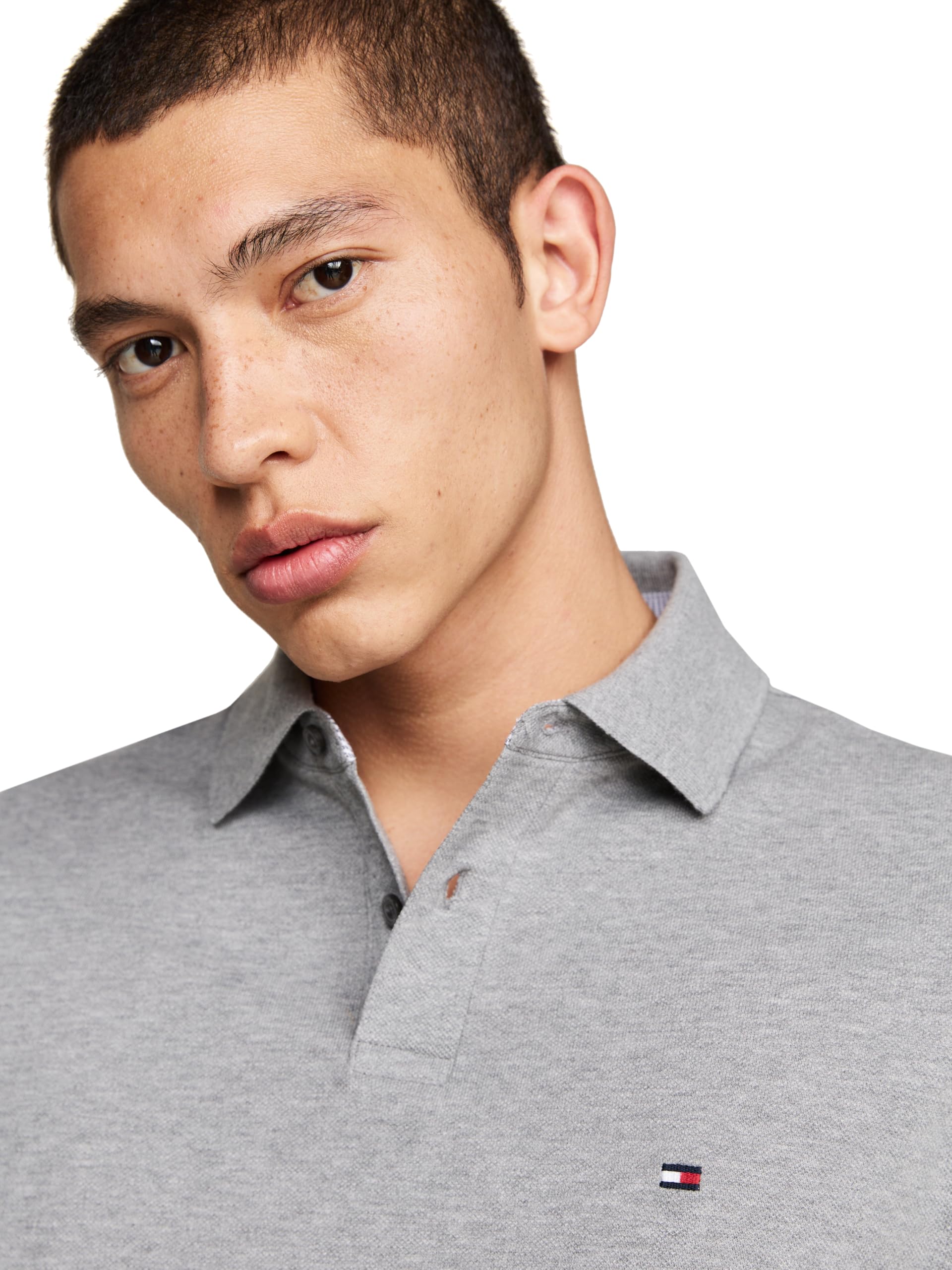 Foto 2 | Polo Tommy Hilfiger 1985 Slim De Manga Corta Para Hombre - Venta Internacional.