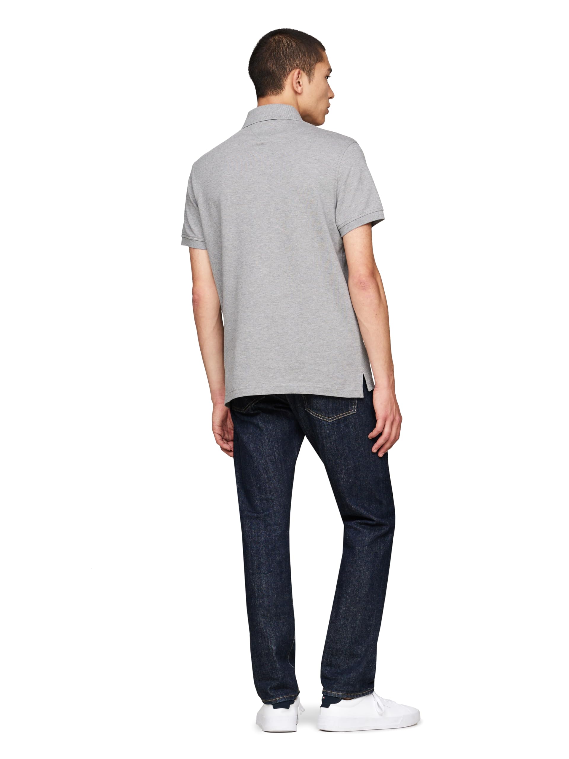 Foto 4 pulgar | Polo Tommy Hilfiger 1985 Slim De Manga Corta Para Hombre - Venta Internacional.