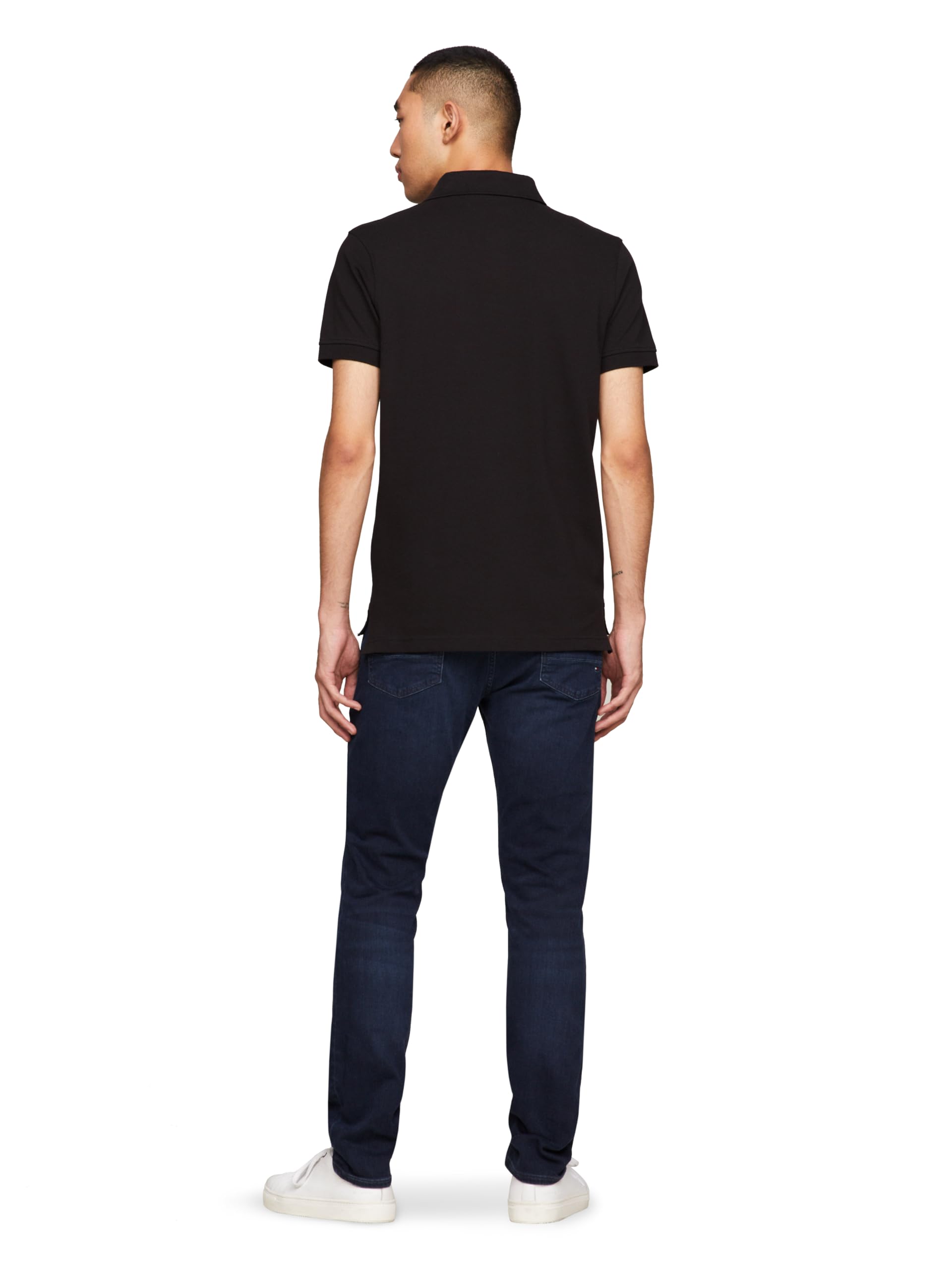 Foto 4 pulgar | Polo Tommy Hilfiger 1985 Slim De Manga Corta Para Hombre - Venta Internacional.