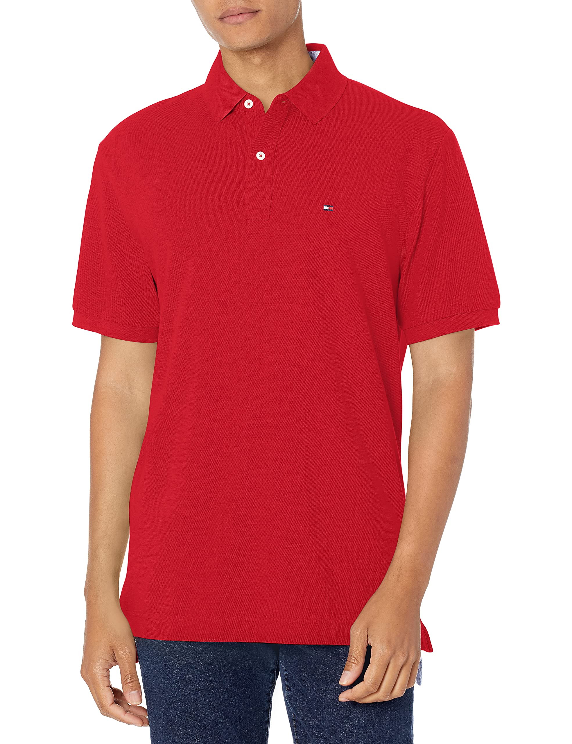 Foto 2 pulgar | Polo Tommy Hilfiger Regular Fit Para Hombre Regal Red - Venta Internacional.