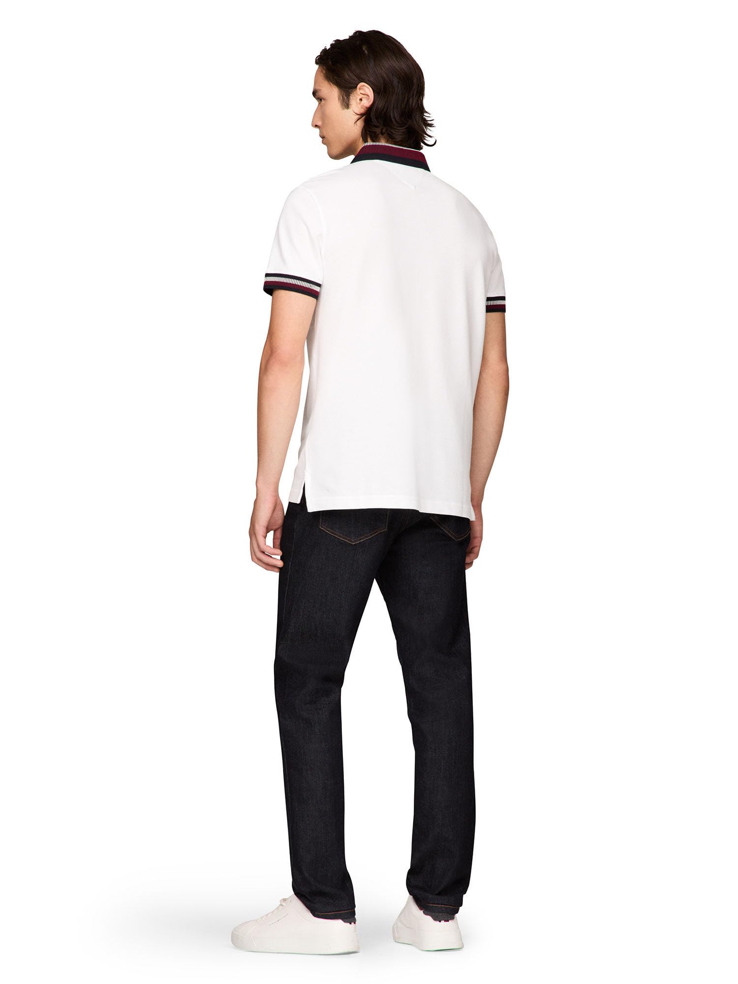 Foto 5 pulgar | Polo Tommy Hilfiger Con Cuello Bicolor Para Hombre - Venta Internacional.