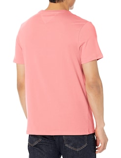 Foto 2 | Camiseta Tommy Hilfiger Con Estampado De Cuello Redondo Y Manga Corta Para Hombre - Venta Internacional.