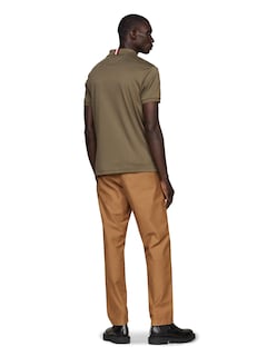 Foto 3 | Polo Tommy Hilfiger De Algodón Líquido, Color Verde Militar Regular - Venta Internacional.