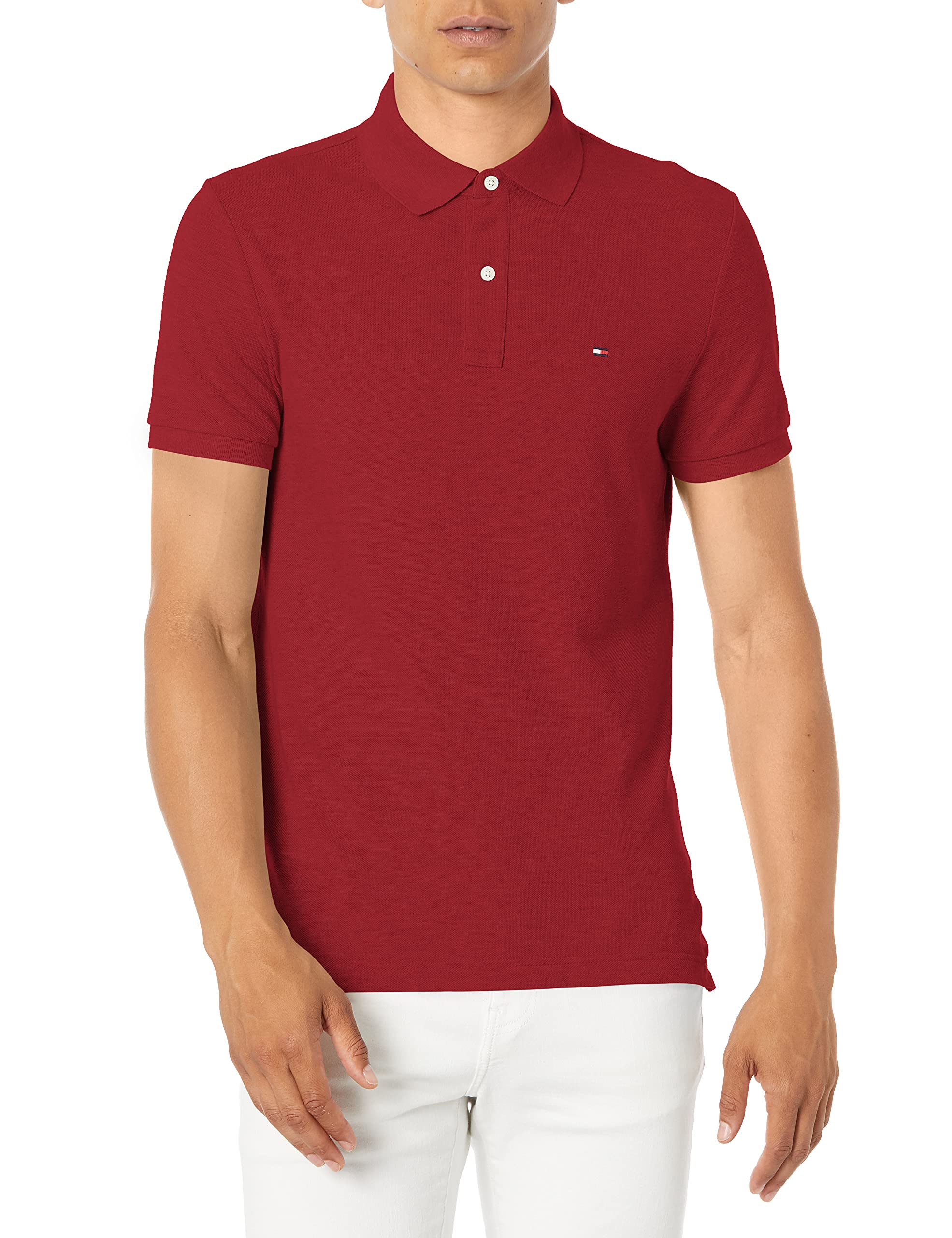 Foto 2 pulgar | Polo Tommy Hilfiger Custom Fit Biking Red Para Hombre - Venta Internacional.