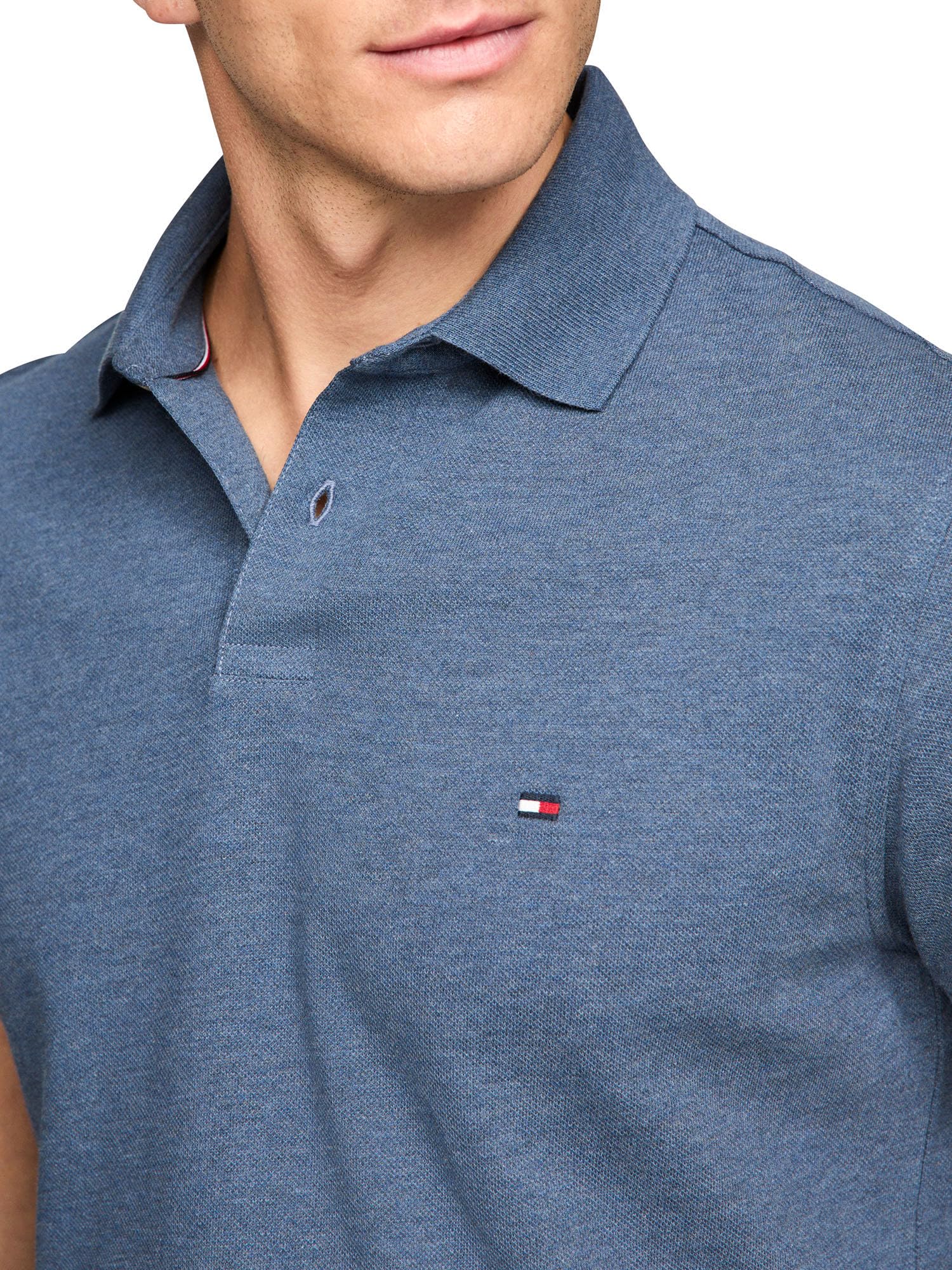 Foto 2 | Polo Tommy Hilfiger 1985 Slim De Manga Corta Para Hombre - Venta Internacional.