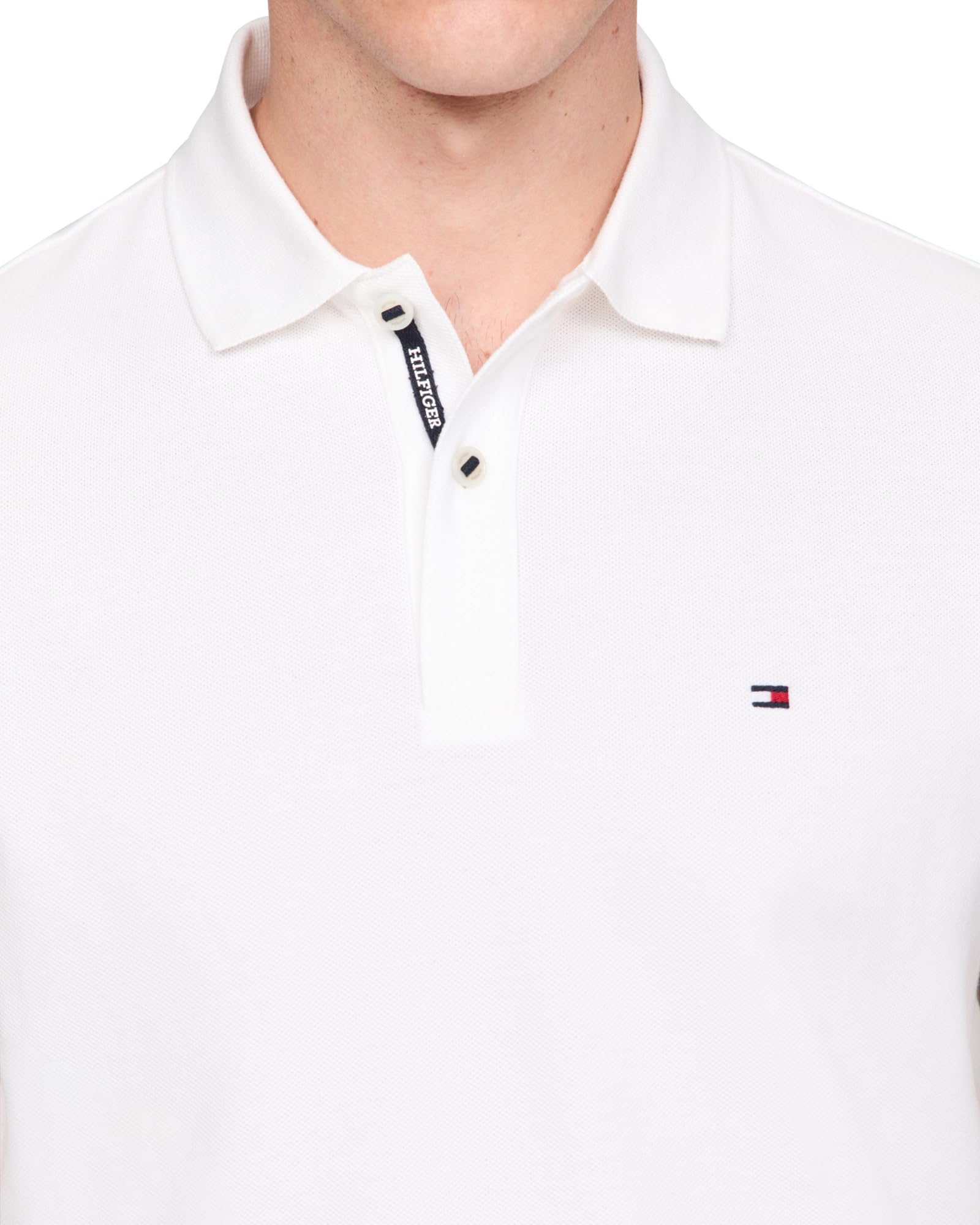 Foto 3 pulgar | Polo Tommy Hilfiger Con Detalle De Solapa Para Hombre - Venta Internacional.