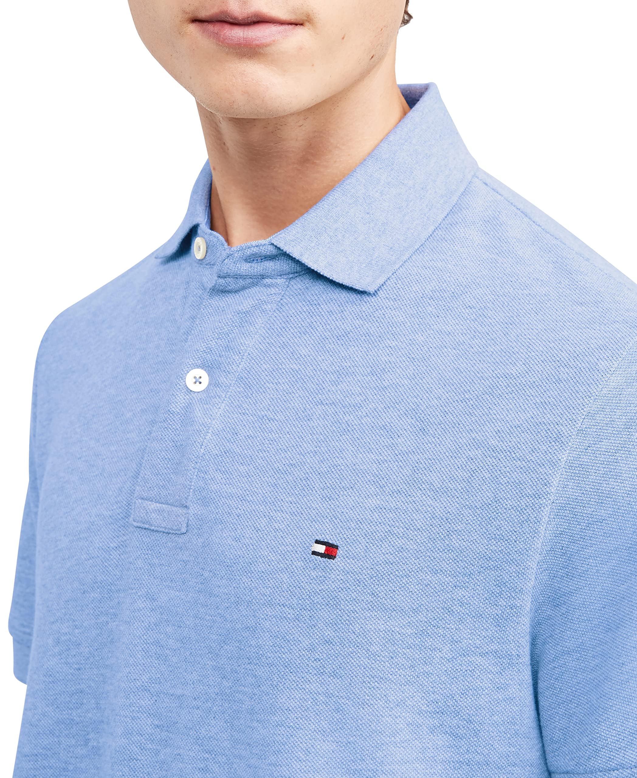 Foto 4 pulgar | Polo Tommy Hilfiger Classic Fit Para Hombre Malaga Azul - Venta Internacional.