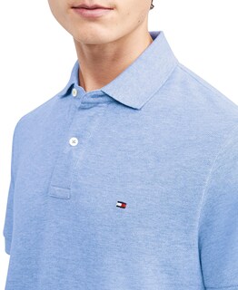 Foto 3 | Polo Tommy Hilfiger Classic Fit Para Hombre Malaga Azul - Venta Internacional.