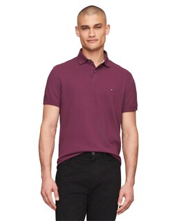 Foto 1 | Polo Tommy Hilfiger 1985 Slim De Manga Corta Para Hombre - Venta Internacional.