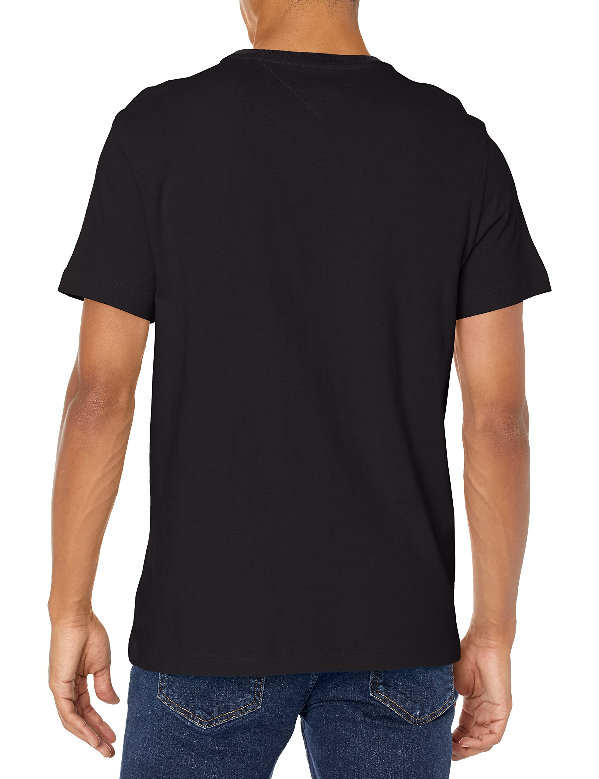 Foto 3 pulgar | Camiseta Tommy Hilfiger De Manga Corta Con Logo Para Hombre - Negro - Venta Internacional.