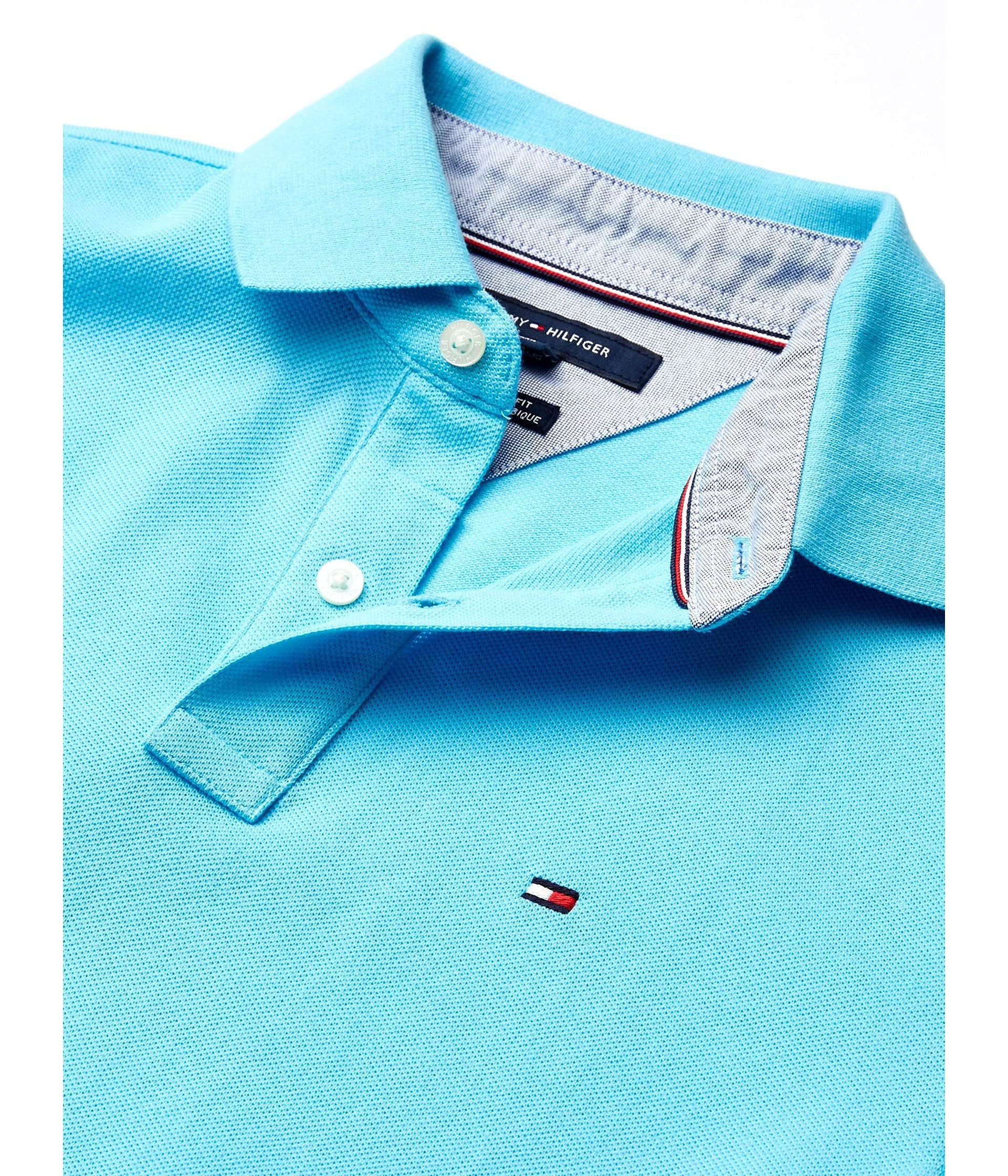 Foto 4 pulgar | Polo Tommy Hilfiger De Manga Corta De Algodón Piqué Azul - Venta Internacional.