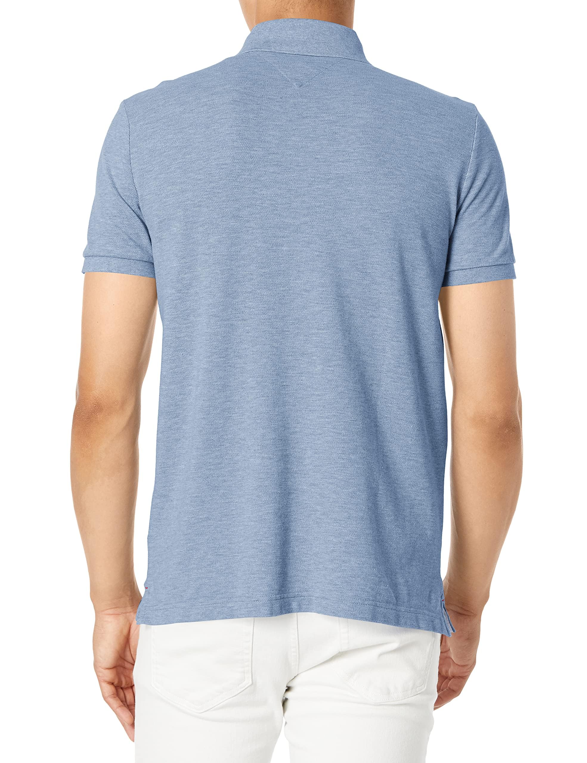 Foto 2 | Polo Tommy Hilfiger De Corte Regular Para Hombre Chambray - Venta Internacional.