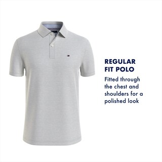 Foto 4 | Polo Tommy Hilfiger De Corte Regular Para Hombre Chambray - Venta Internacional.
