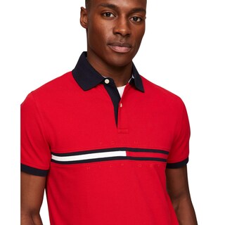 Foto 2 | Polo Tommy Hilfiger Flag Pride Para Hombre, Corte Personalizado - Venta Internacional.
