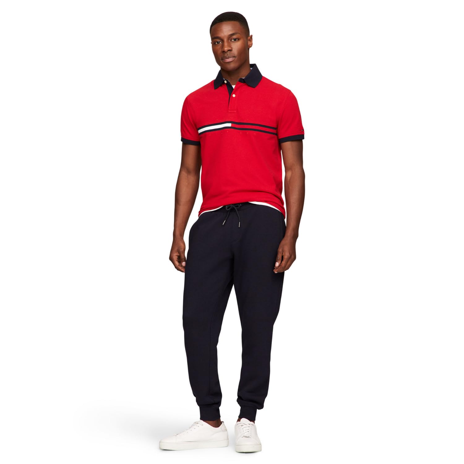 Foto 4 pulgar | Polo Tommy Hilfiger Flag Pride Para Hombre, Corte Personalizado - Venta Internacional.