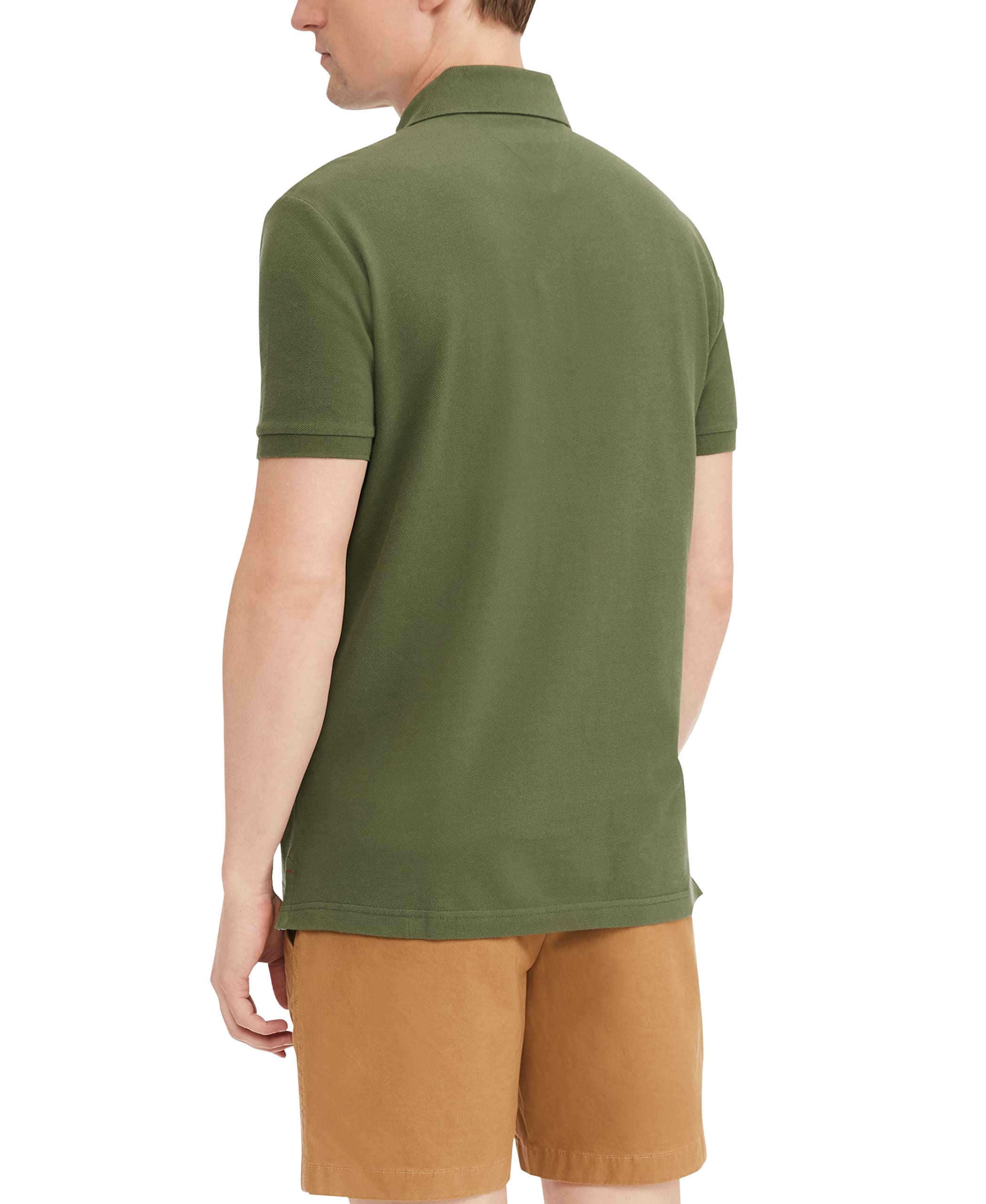 Foto 2 | Polo Tommy Hilfiger De Manga Corta, Corte Clásico, Color Tomillo - Venta Internacional.