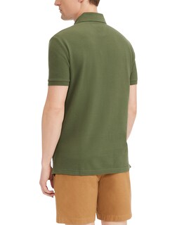 Foto 2 | Polo Tommy Hilfiger De Manga Corta, Corte Clásico, Color Tomillo - Venta Internacional.
