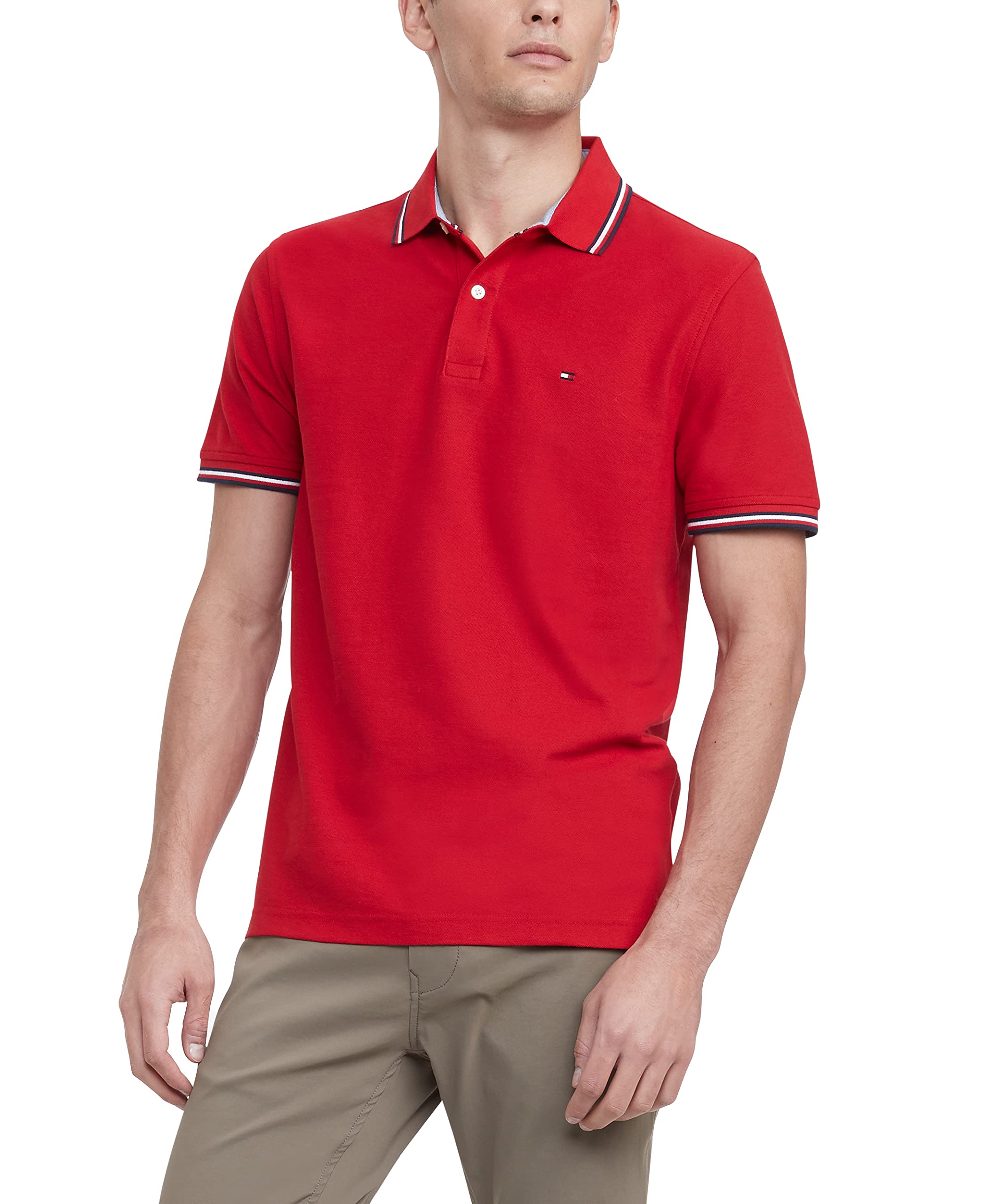 Foto 2 pulgar | Polo Tommy Hilfiger Sport Que Absorbe La Humedad Para Hombre - Venta Internacional.