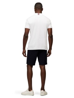 Foto 4 | Polo Tommy Hilfiger De Algodón Líquido, Corte Regular, Color Blanco - Venta Internacional.