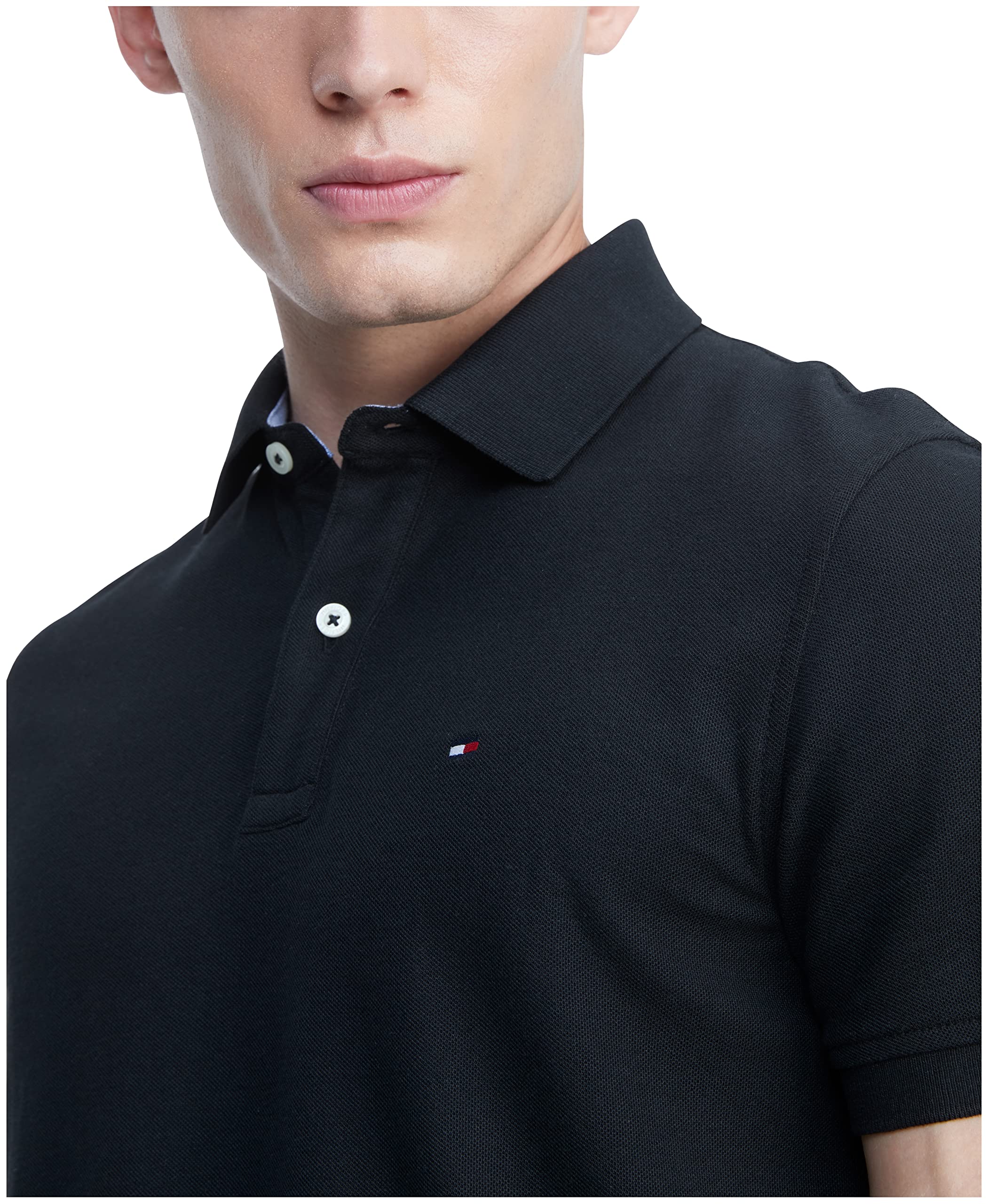 Foto 4 pulgar | Polo Tommy Hilfiger De Manga Corta Para Hombre Dark Sable - Venta Internacional.
