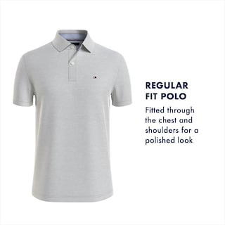 Foto 5 | Polo Tommy Hilfiger De Manga Corta Para Hombre Dark Sable - Venta Internacional.