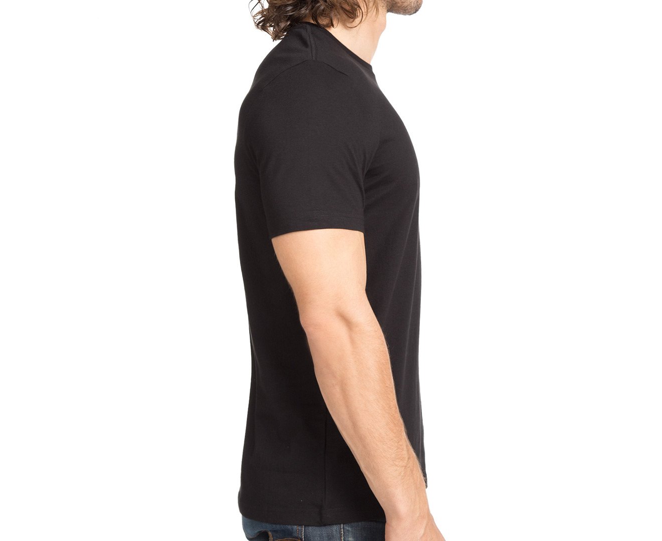 Foto 4 pulgar | Camiseta De Pijama Con Cuello Redondo Con La Bandera De Tommy Hilfiger Para Hombre, Color Negro - Venta Internacional.