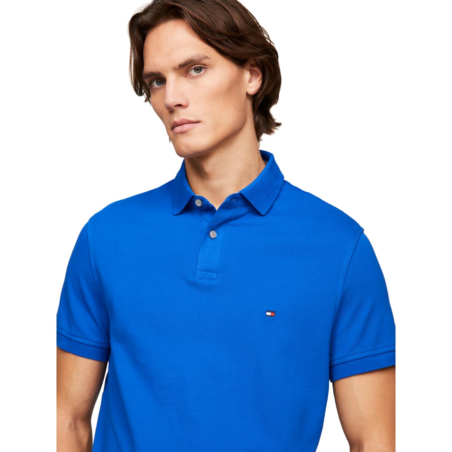 Foto 3 pulgar | Polo Tommy Hilfiger 1985 Slim De Manga Corta Para Hombre - Venta Internacional.