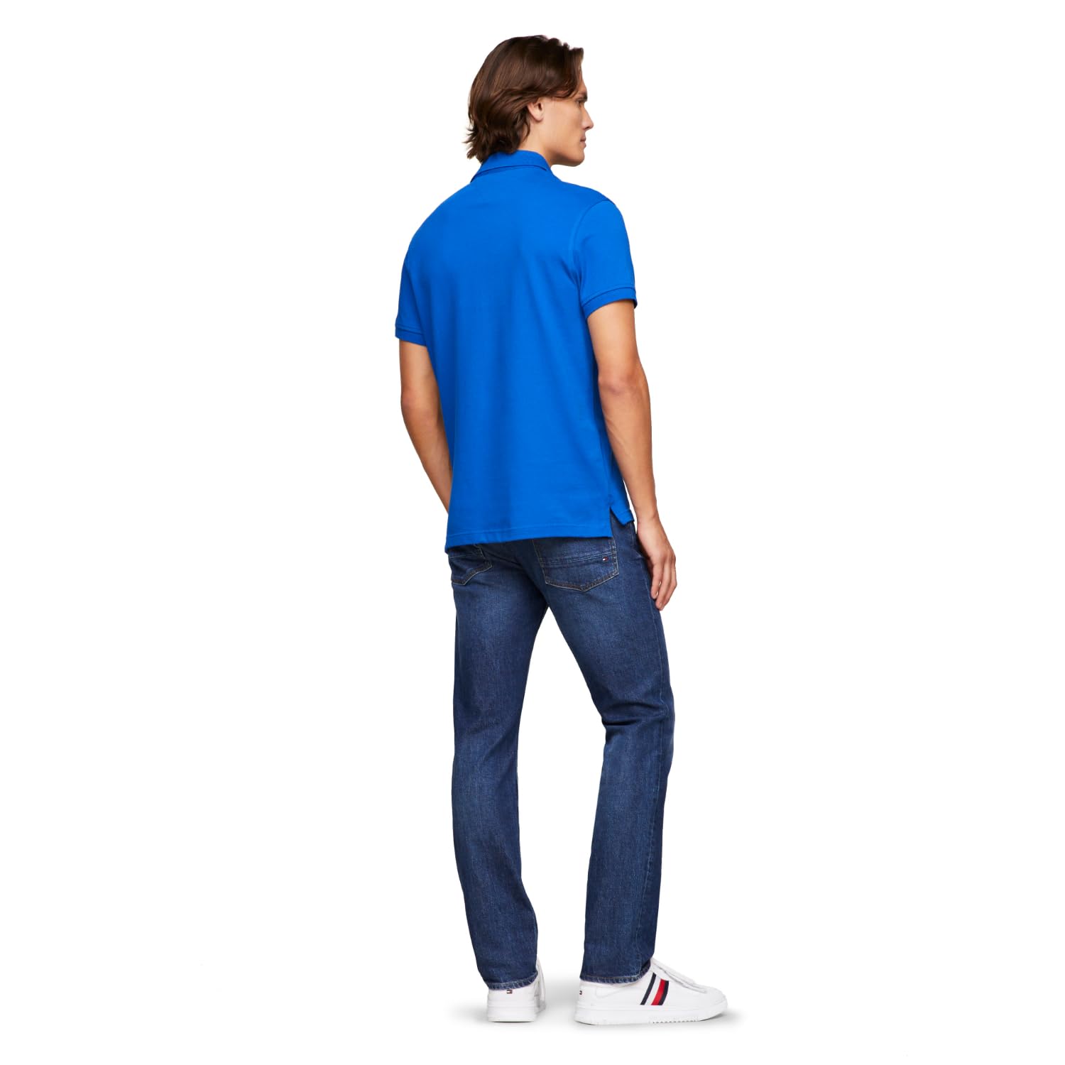 Foto 4 pulgar | Polo Tommy Hilfiger 1985 Slim De Manga Corta Para Hombre - Venta Internacional.