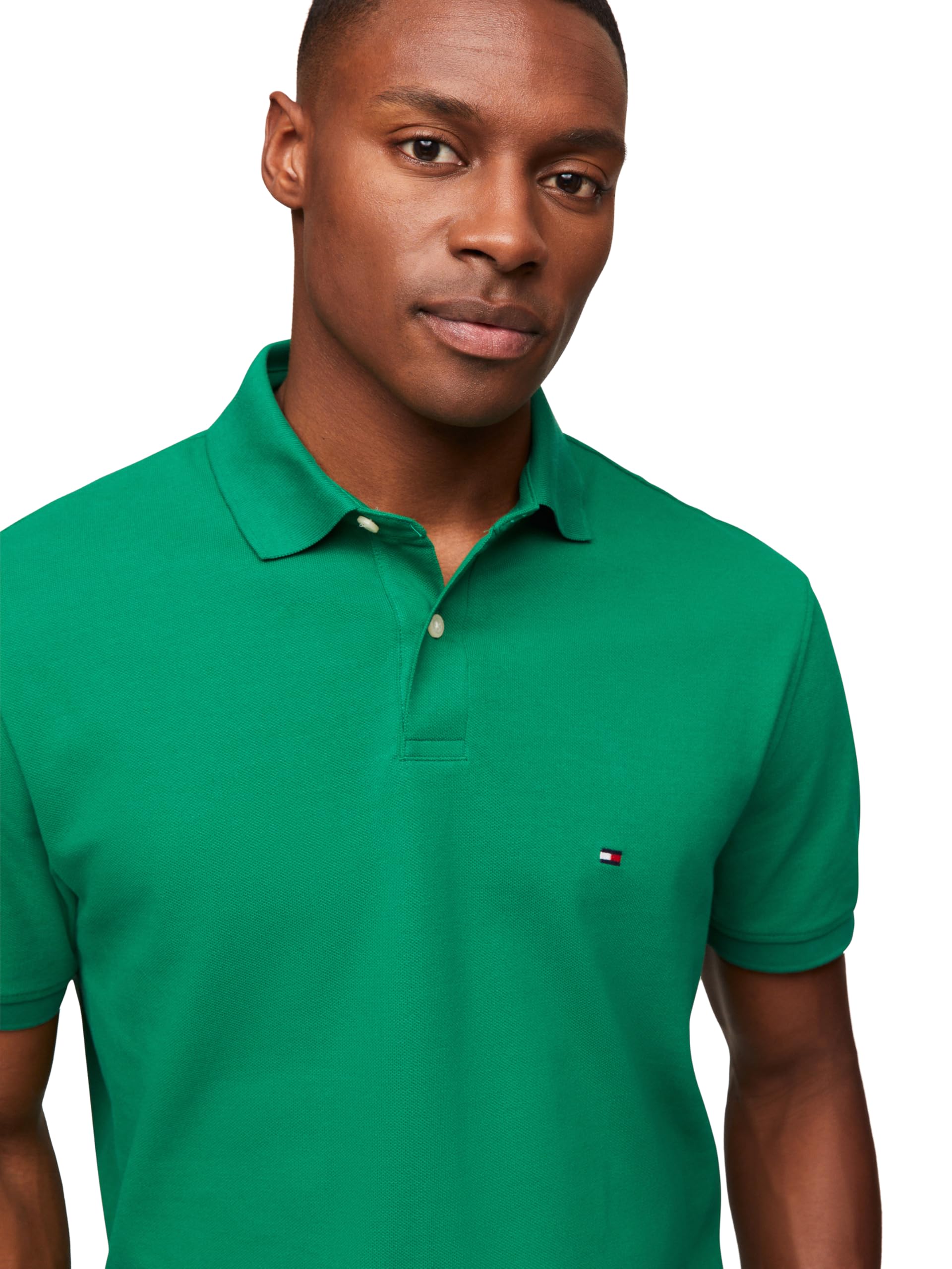 Foto 2 | Polo Tommy Hilfiger 1985 Slim De Manga Corta Para Hombre - Venta Internacional.