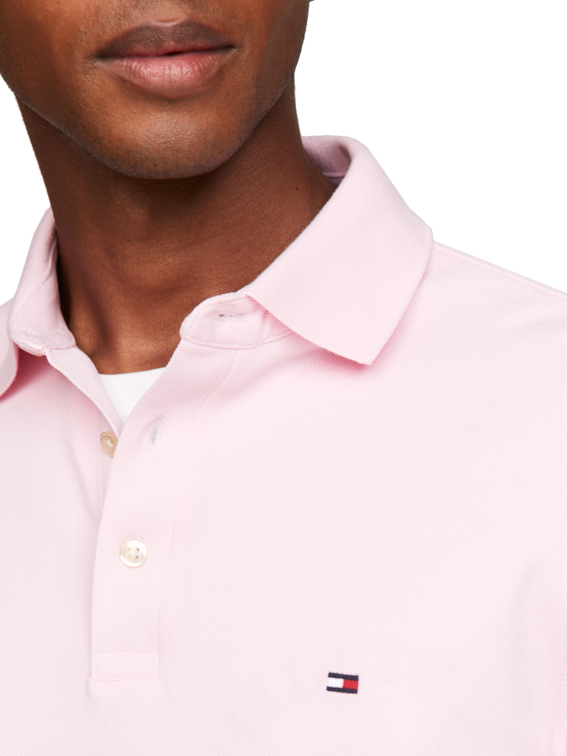 Foto 2 | Polo Tommy Hilfiger 1985 Slim De Manga Corta Para Hombre - Venta Internacional.