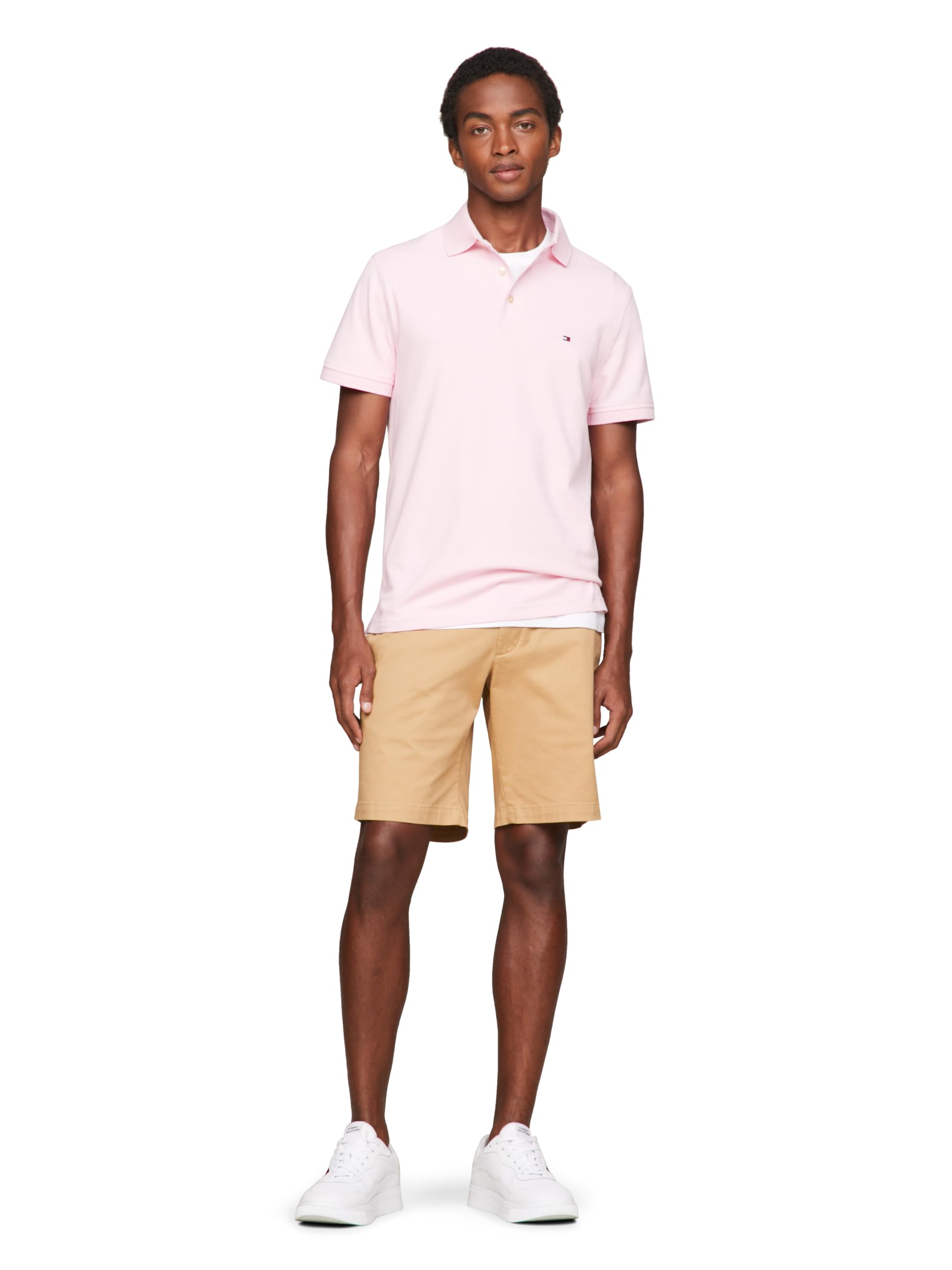 Foto 5 pulgar | Polo Tommy Hilfiger 1985 Slim De Manga Corta Para Hombre - Venta Internacional.