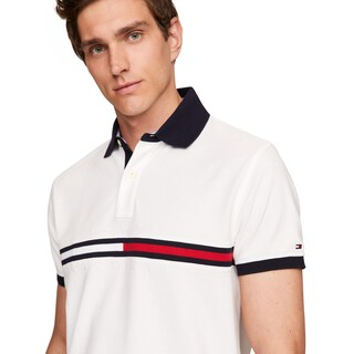 Foto 2 | Polo Con La Bandera Del Orgullo De Tommy Hilfiger Para Hombre, De Corte Personalizado - Venta Internacional.