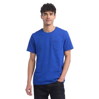 Foto 1 | Camiseta Tommy Hilfiger De Manga Corta Con Cuello Redondo Y Bolsillo Para Hombre - Venta Internacional.