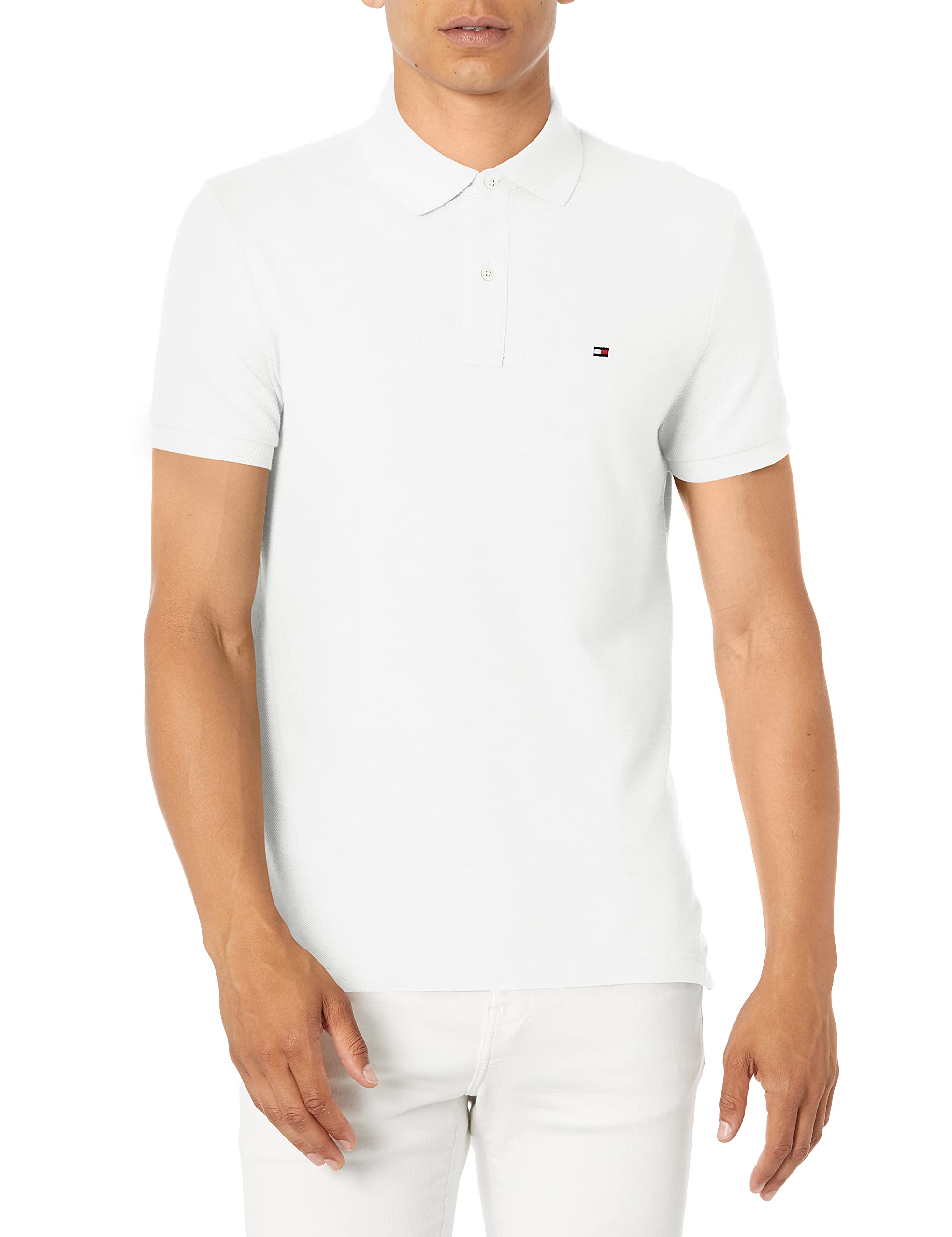 Foto 2 pulgar | Polo Tommy Hilfiger Regular Fit Para Hombre - Blanco - Venta Internacional.