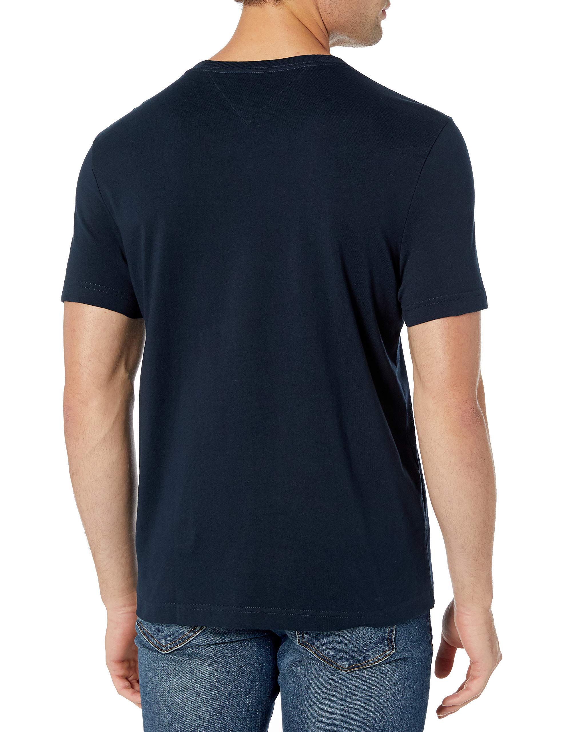Foto 3 pulgar | Camiseta Tommy Hilfiger De Manga Corta Con Estampado De Rayas Exclusivas Para Hombre - Venta Internacional.