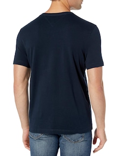 Foto 2 | Camiseta Tommy Hilfiger De Manga Corta Con Estampado De Rayas Exclusivas Para Hombre - Venta Internacional.