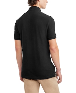 Foto 2 | Polo Tommy Hilfiger De Corte Regular Para Hombre Tommy Black - Venta Internacional.