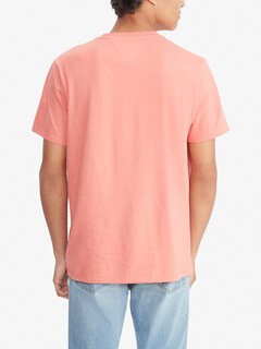 Foto 2 | Camiseta Tommy Hilfiger Para Hombre, Manga Corta, Cuello Redondo, Naranja - Venta Internacional.