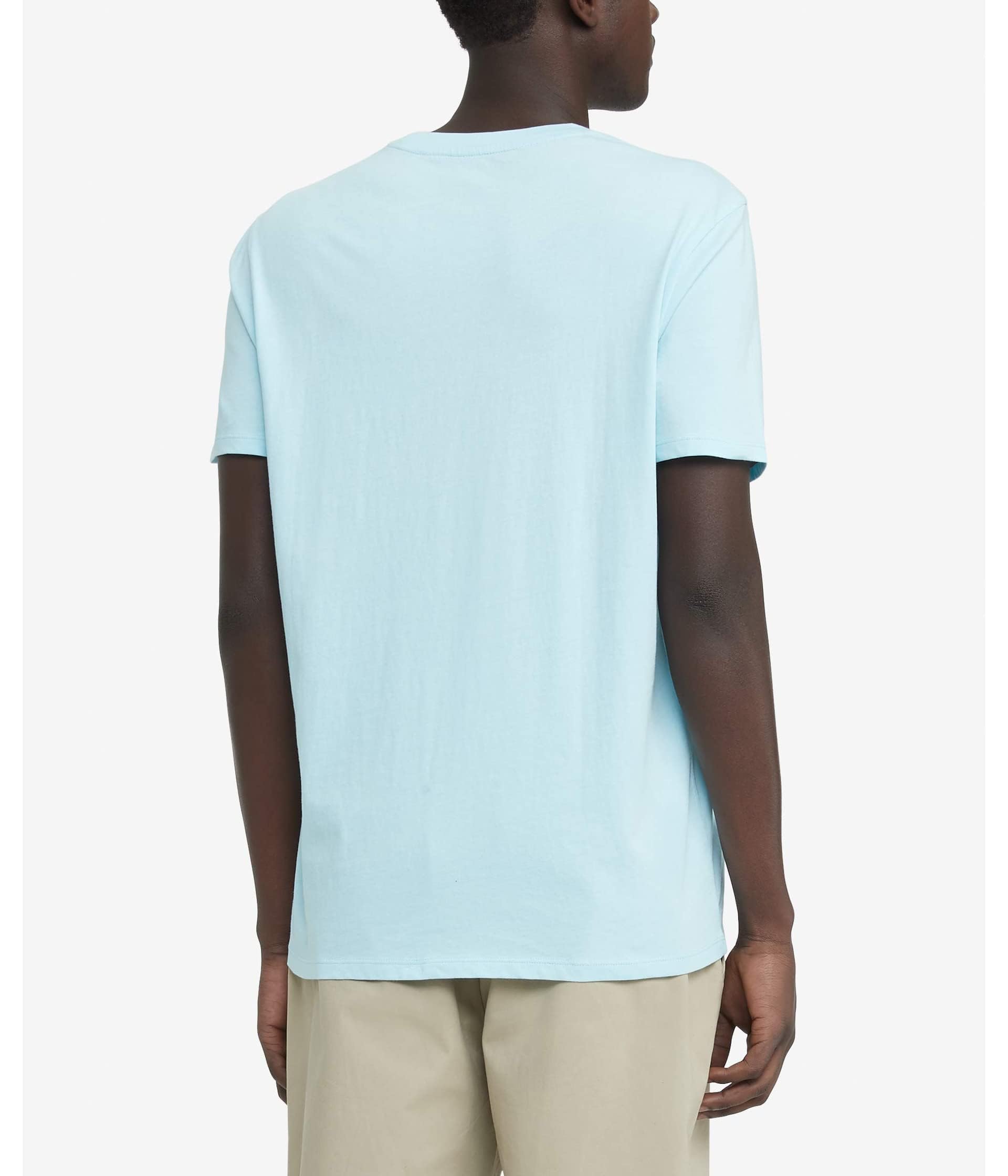Foto 2 | Camiseta Tommy Hilfiger De Manga Corta Con Cuello Redondo Y Bolsillo Para Hombre - Venta Internacional.
