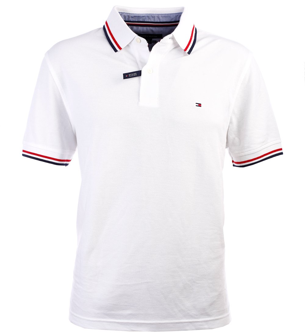 Foto 2 pulgar | Polo Tommy Hilfiger Cuello Blanco para Hombre - Venta Internacional