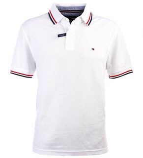 Foto 1 | Polo Tommy Hilfiger Cuello Blanco para Hombre - Venta Internacional