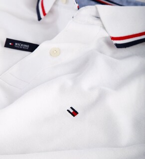 Foto 2 | Polo Tommy Hilfiger Cuello Blanco para Hombre - Venta Internacional
